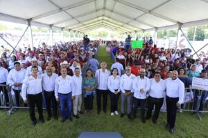 Arranca Américo Villarreal libramiento poniente y entrega obras hidráulicas y deportivas en El Mante