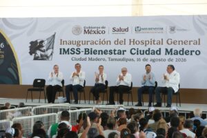 Inaugura Claudia Sheinbaum Hospital General de Ciudad Madero; brindará atención médica para 538 mil personas