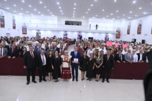 En Aldama, anuncia Américo 250 Viviendas para el Bienestar y rehabilitación del camino La Azufrosa-El Nacimiento
